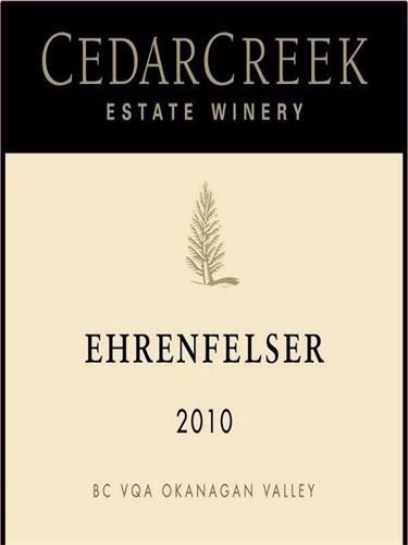 雪松溪茵伦芬瑟干白Cedar Creek Estate Winery Ehrenfelser