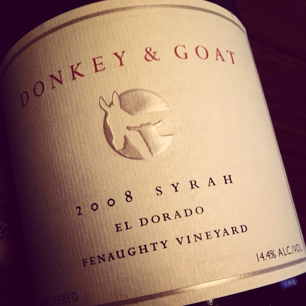 驴子与山羊范娜提园西拉干红A Donkey and Goat Fenaughty Vineyard Syrah