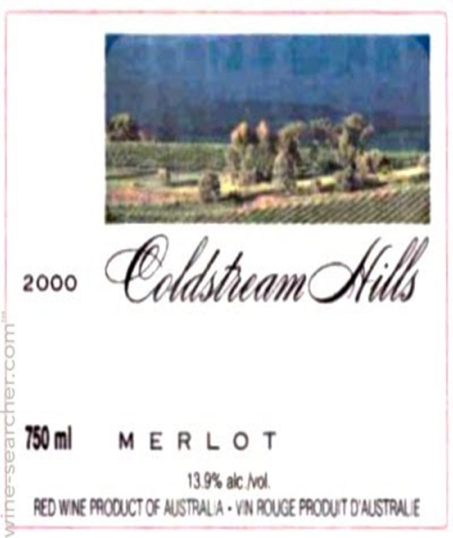 冷溪山梅洛干红Coldstream Hills Merlot