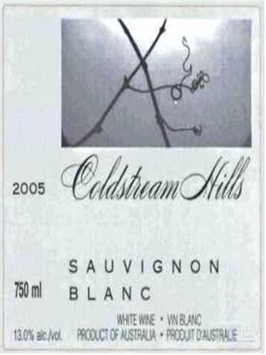 冷溪山长相思干白Coldstream Hills Sauvignon Blanc