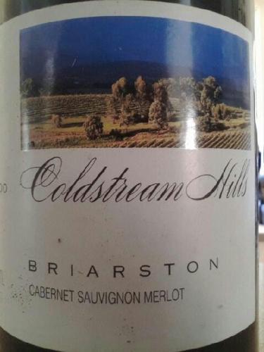 冷溪山布利斯顿赤霞珠-梅洛干红Coldstream Hills Briarston Cabernet Sauvignon - Merlot