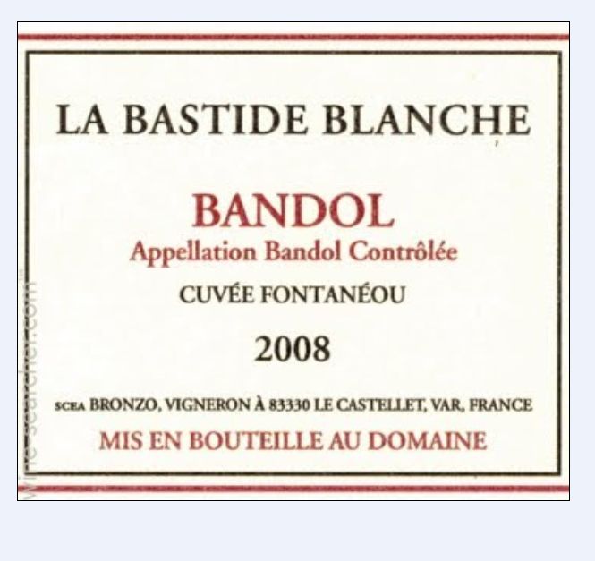 布兰奇邦多尔特酿梵塔干红La Bastide Blanche Bandol Cuvee Fontaneou