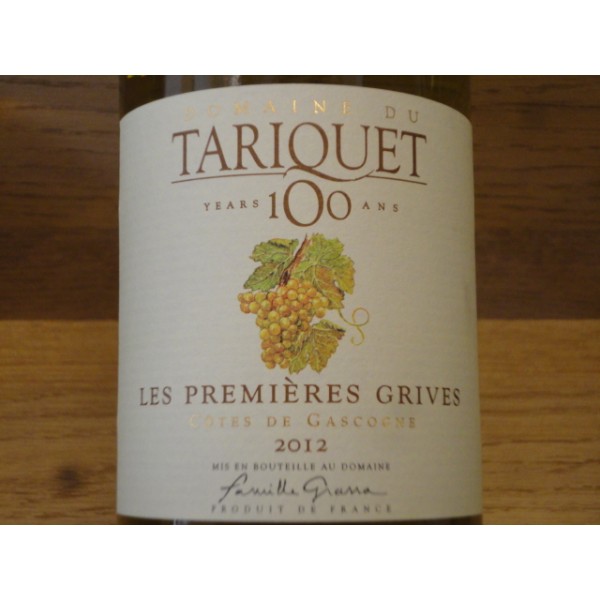 塔希克拉帕迷雷斯有机干白Domaine du Tariquet Les Premieres Grives