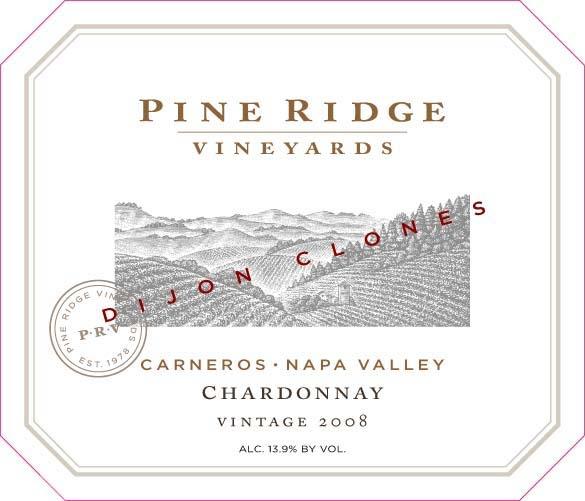 松树岭第戎克隆霞多丽干白Pine Ridge Winery Dijon Clones Chardonnay