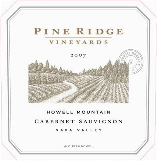 松树岭豪威尔赤霞珠干红Pine Ridge Winery Howell Mountain Cabernet Sauvignon