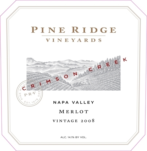 松树岭绯红溪梅洛干红Pine Ridge Winery Crimson Creek Merlot