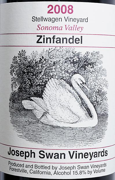 约瑟夫斯旺斯戴瓦根园仙粉黛干红Joseph Swan Vineyards Stellwagen Vineyard Zinfandel