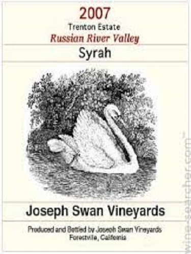 约瑟夫斯旺特伦顿庄园西拉干红Joseph Swan Vineyards Trenton Estate Vineyard Syrah