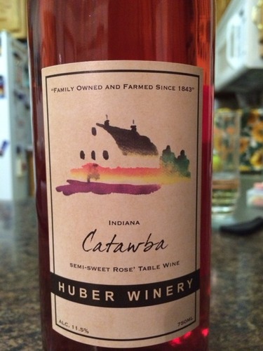 胡贝尔卡托芭桃红Huber Winery Catawba Rose