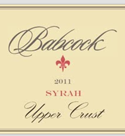 巴科克上壳西拉干红Babcock Vineyards Upper Crust Syrah