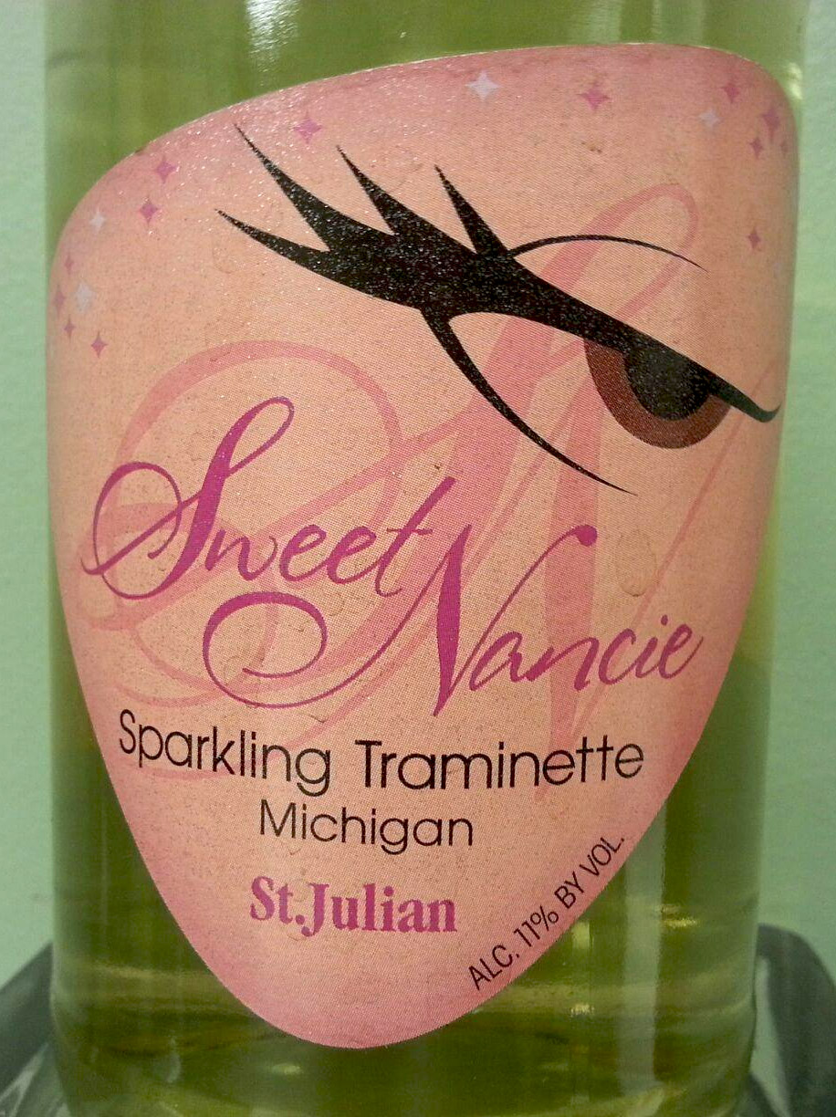 圣朱利安南希塔明内甜起泡酒St. Julian Winery Sweet Nancie Sparkling Traminette