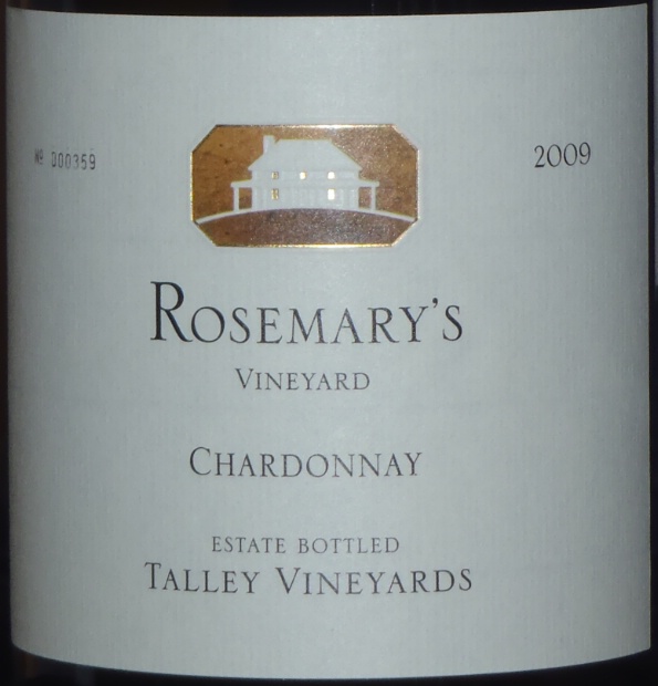 塔利迷迭香园霞多丽干白Talley Vineyards Rosemary's Vineyard Chardonnay