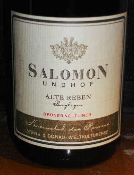 萨洛蒙艾特雷本绿维特利纳干白Salomon Undhof  Alte Reben Gruner Veltliner