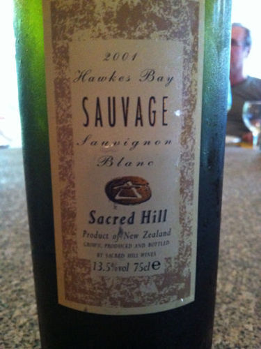 圣山萨瓦治长相思干白Sacred Hill Sauvage Sauvignon Blanc