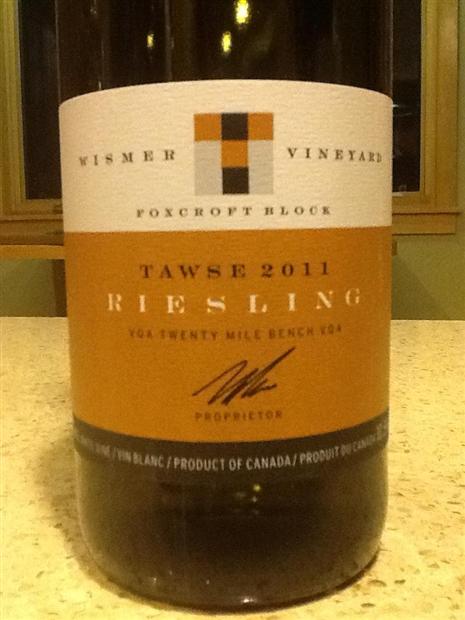 陶思斯默福克斯克罗斯特夫雷司令干白Tawse Wismer Foxcroft Riesling