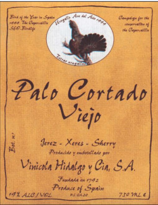 希达哥帕洛科塔多别霍30年陈酿雪利酒Bodegas Hidalgo Palo Cortado Viejo Aged 30 Years Sherry