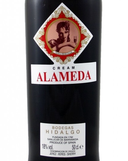 希达哥吉塔娜阿拉梅达奶油雪利酒Bodegas Hidalgo La Gitana Alameda Cream Sherry