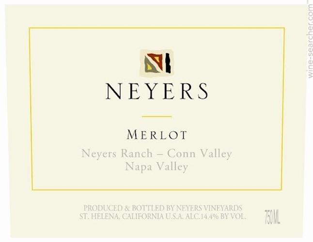 耐尔斯康恩谷梅洛干红Neyers Vineyards Neyers Ranch - Conn Valley Merlot