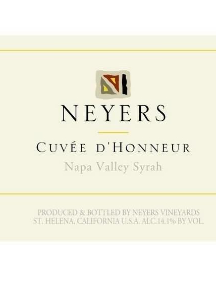 耐尔斯西拉荣誉干红Neyers Vineyards Syrah Cuvee d'Honneur