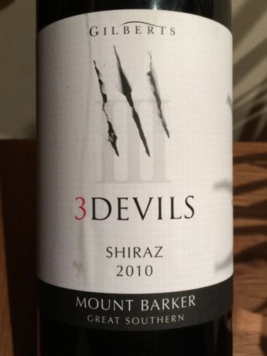 吉伯特三魔西拉干红Gilberts Three Devils Shiraz