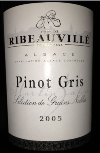 利伯维列精选贵族灰皮诺干白Cave de Ribeauville Selection Grain Noble Pinot Gris