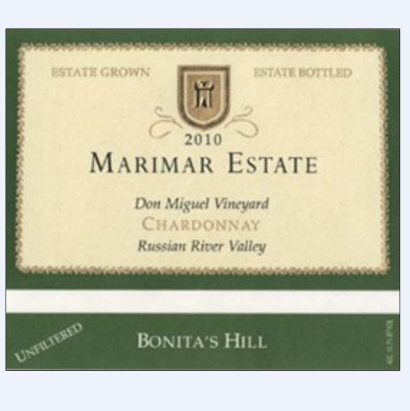 玛尔玛美山霞多丽干白Marimar Estate Bonita's Hill Chardonnay