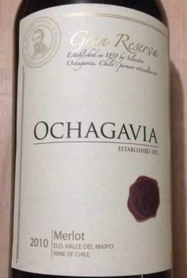 欧查佳维亚顶级珍藏佳美娜干红Ochagavia Gran Reserva Merlot