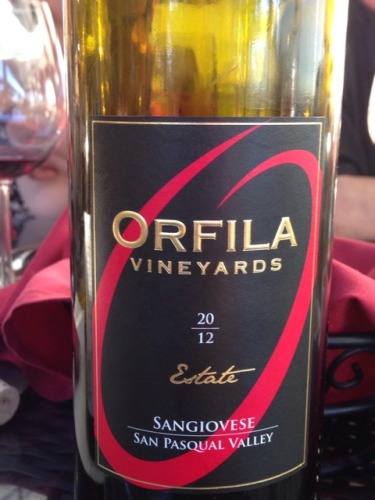 Orfila Vineyards Sangiovese