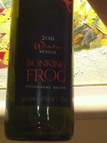 奔琪蛙冬日梅洛干红Bonking Frog Winter Merlot