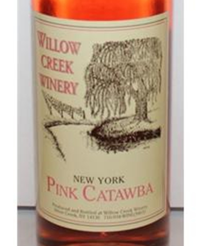 柳湾粉红卡托芭甜红Willow Creek Winery Pink Catawba