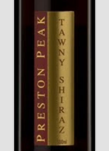 普雷斯顿峰西拉茶色波特风格加强酒Preston Peak Tawny Shiraz