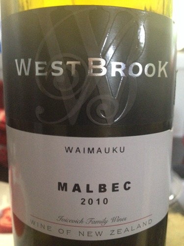 西溪外曼库马尔贝克干红West Brook Waimauku Malbec