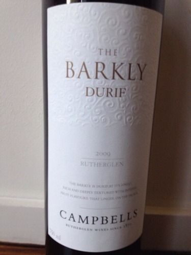 康贝尔巴克利杜瑞夫干红Campbell's The Barkley Durif