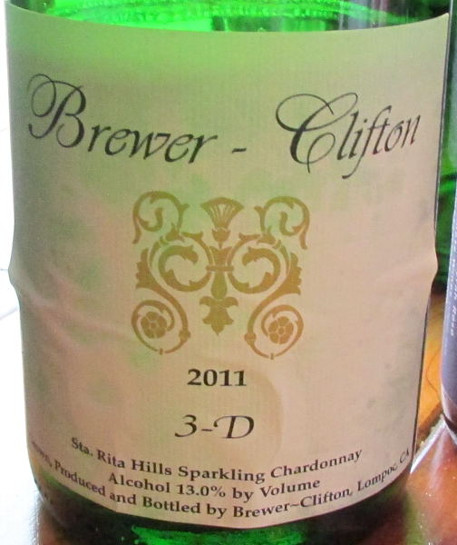 克林顿3D霞多丽起泡Brewer-Clifton 3-D Chardonnay