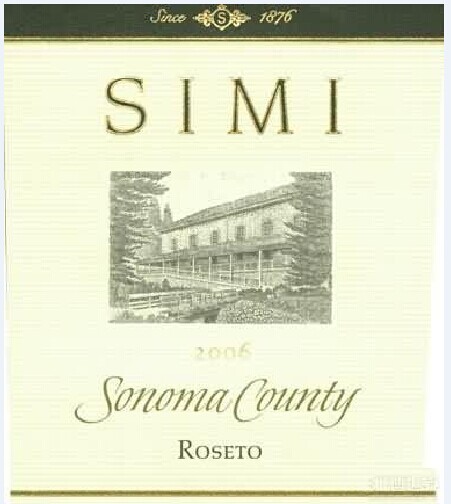 思美鲁塞特干红Simi Winery Roseto