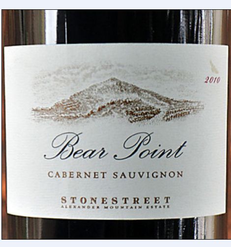 石街贝尔街赤霞珠干红Stonestreet Bear Point Cabernet Sauvignon