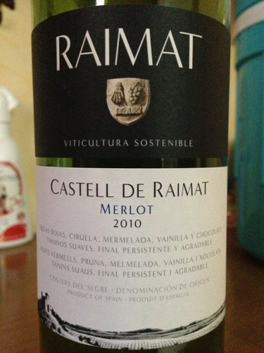 若曼达卡斯泰尔梅洛干红Raimat Castell de Raimat Merlot