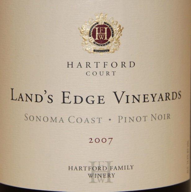 哈特福法院兰德园黑皮诺干红Hartford Court Land's Edge Vineyards Pinot Noir