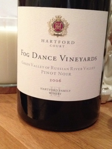 哈特福法院雾舞黑皮诺干红Hartford Court Fog Dance Pinot Noir