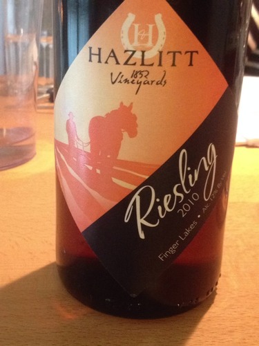 黑兹利特雷司令干白Hazlitt 1852 Riesling