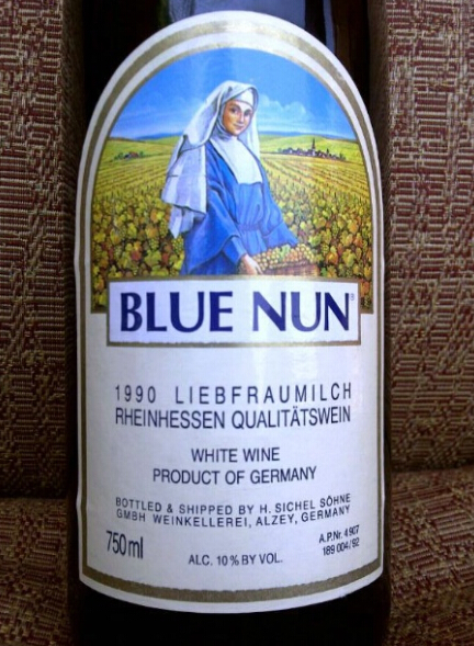 蓝仙姑圣母之乳干白Blue Nun Liebfraumilch