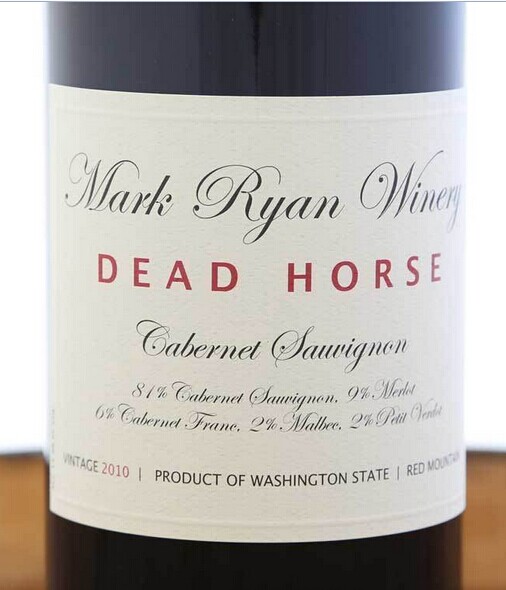 马克瑞安“死马”赤霞珠干红Mark Ryan Winery Dead Horse Cabernet Sauvignon