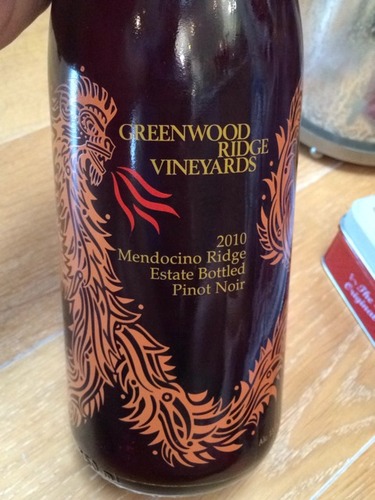 青木桥黑皮诺干红（门多西诺县）Greenwood Ridge Pinot Noir