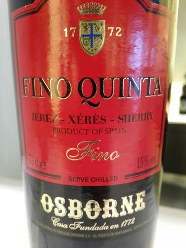 Osborne Fino Quinta Fino Sherry