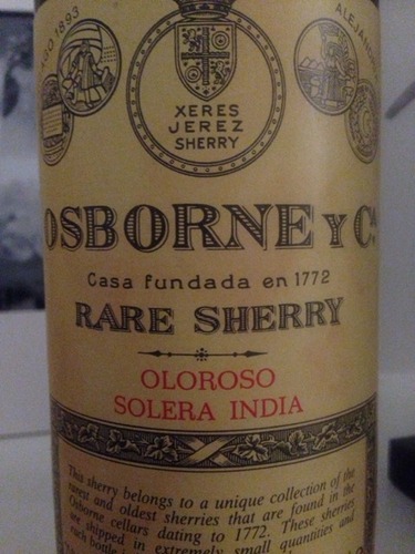 Osborne Solera India Oloroso Sherry