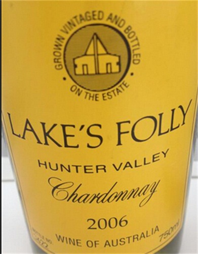 福林湖霞多丽干白Lake's Folly Chardonnay