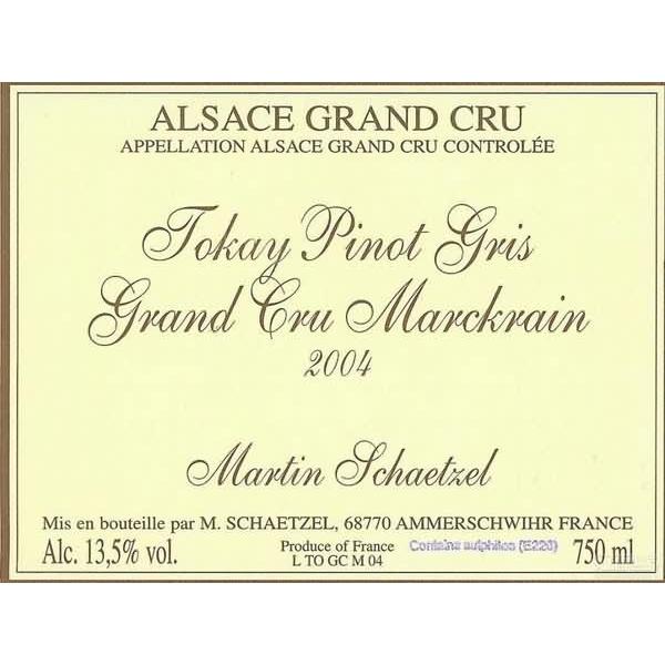 马丁斯策尔马克瑞灰皮诺白Domaine Martin Schaetzel Pinot Gris Marckrain