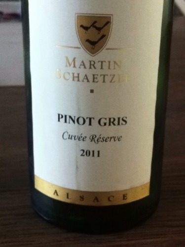 马丁斯策尔珍藏灰皮诺干白Domaine Martin Schaetzel Pinot Gris Cuvee Reserve