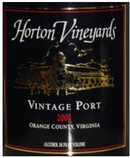 荷顿酒庄年份波特酒Horton Vineyards Vintage Port