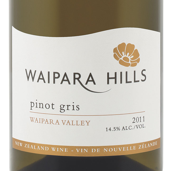 怀帕拉山丘灰皮诺干白Waipara Hills Pinot Gris